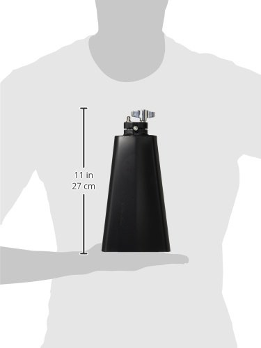 LP Latin Percussion Kuhglocke Steve Gadd Mambo Bell LP229SG Vice-Mount, pulverbeschichtet, schwarz, Black - Image 2