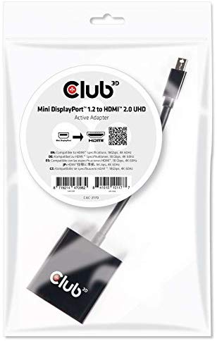 Club 3D Mini DisplayPort black Black - Image 2