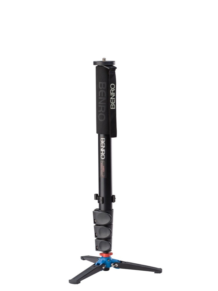 Benro A48FD Aluminum Monopod, Black, 4 Series