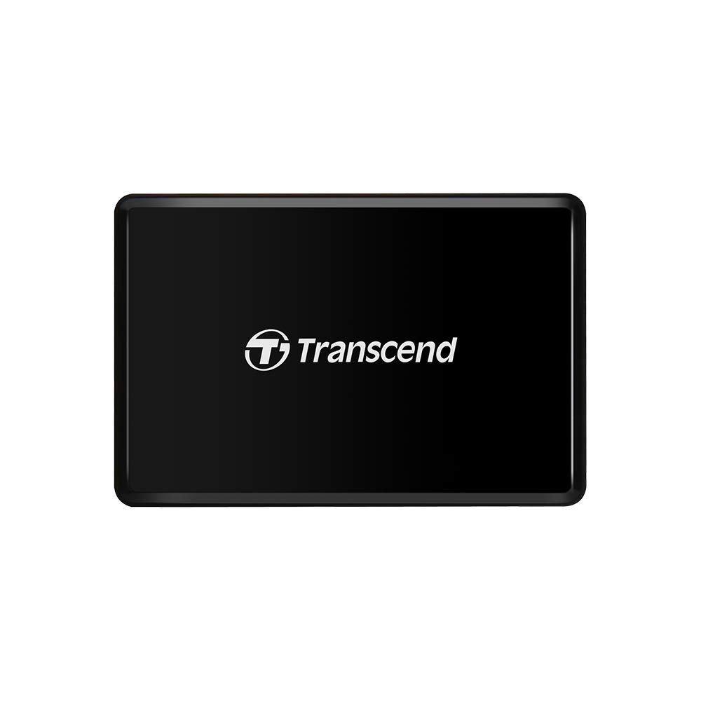 Transcend RDF8 USB 3.1 Gen 1 (USB 5Gbps) SD & microSD & CompactFlash Card Reader, with Micro USB to USB Type A Cable, TS-RDF8K2