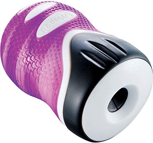 Maped Clean Grip One Hole Canister Pencil Sharpener (Box of 24 in Assorted Colours), Orange,Blue,Green,Purple - Image 4