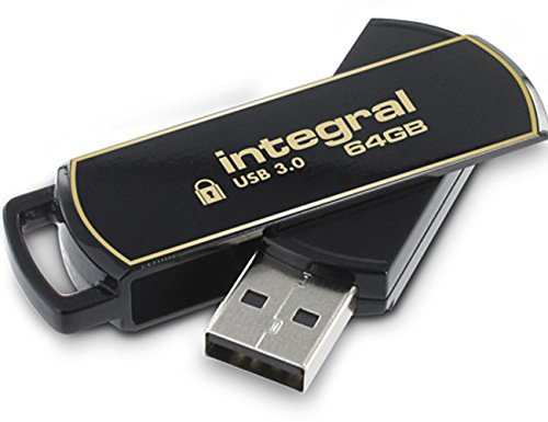 Integral 64GB Secure360 256-Bit Software Encrypted 3.0 USB Secure Flash Memory Drive, Working & Encrypted Dual Partition - Image 3
