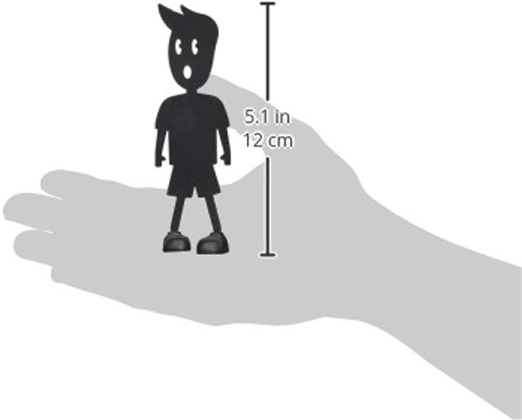 Kikkerland Shoemark Bookmark - Quirky Book Mark, Black, 13 cm - Image 4