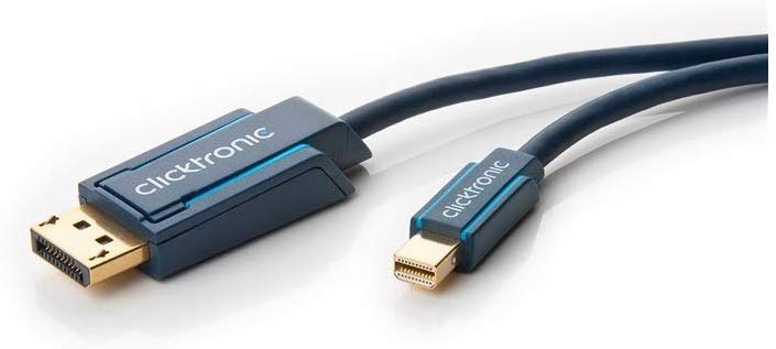 Clicktronic 70738 Casual Mini-DisplayPort Adapter Cable, 2m Length