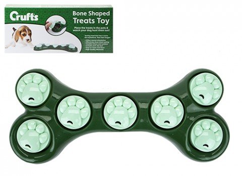 crufts paw shaped treat toy