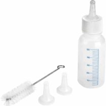 Kerbl Pet Nursing Kit with 2 Nipples and Cleaning Brush, 50 ml