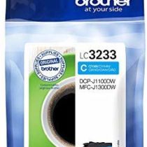 Brother LC-3233C Inkjet Cartridge, Cyan, Single Pack, Super High Yield, Includes 1 x Inkjet Cartridge, Brother Genuine Supplies