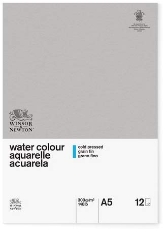 Winsor & Newton Classic Water Colour A5 Pad, White, 14.8 cm x 21 cm