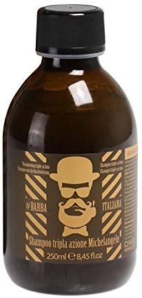 Barba Italiana Hair Shampoo - Triple Action Michelangelo - 250ml, 250 ml (Pack of 1)
