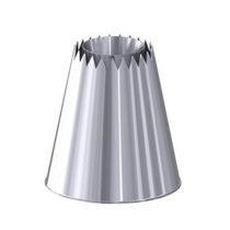 DE BUYER 2118.02 Sultan Socket Raking Light Cone Stainless Steel 5.5 x 5.5 x 5.6 cm
