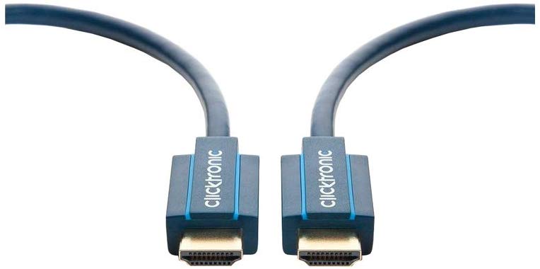 Clicktronic 70307 Casual High Speed HDMI Cable with Ethernet, 10m Length, Black, 10.00 m - Image 2