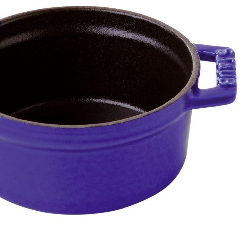 STAUB 40510-265-0 Cocotte Round 22cm Dark Blue - Image 3