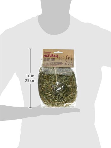 Rosewood Naturals Alfalfa Ring, Small Animal Treat and Toy for Rabbits Guinea Pigs, Chinchillas and Degus (Pack of 1) - Image 3