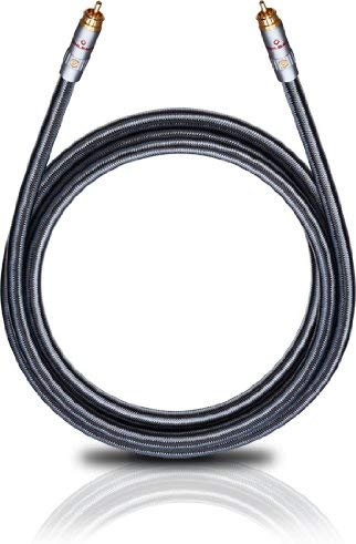 Oehlbach XXL® Sub Xtreme 220 High End Sub-Woofer RCA Cable, black, 4,40 m