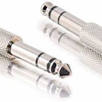 C2G 6.3mm Stereo Male to 3.5mm Stereo Female Adapter (Single Pack),Silver