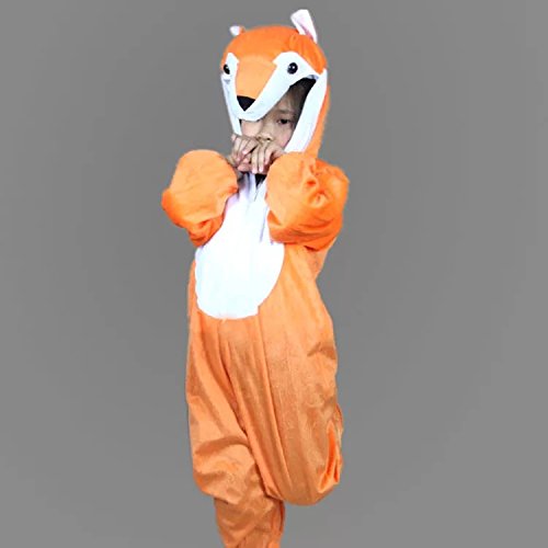 Matissa Kids Animal costumes Boys Girls Pijamas Fancy Dress outfit Cosplay Children (Fox, L (For kids 105-120 cm tall)) - Image 3
