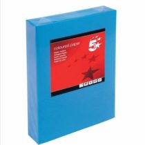 5 Star 936313 Coloured Copier Paper Multifunctional Ream-Wrapped 80gsm A4 Deep Blue [500 Sheets]