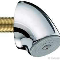 Bristan VR3000FF Vandal Resistant Adjustable Fast Fit Duct Showerhead, Chrome, Concealed