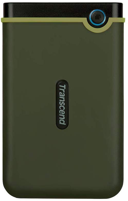 Transcend StoreJet 25M3 2TB Rugged Portable Hard Drive, Military Grade Shockproof, USB-A 3.1 Portable HDD for PC Mac & Laptop