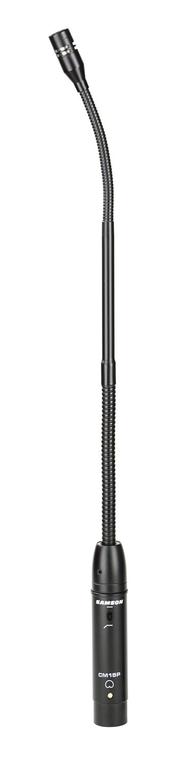 Samson CM15P Mini Gooseneck Podium Microphone,Black,38 cm