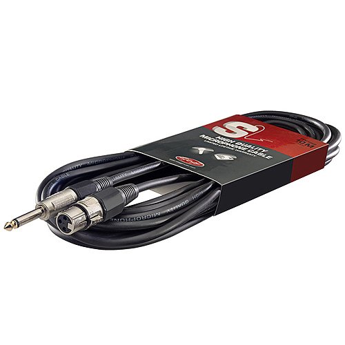 Stagg SMC10XP 10m/33 ft XLR to Jack Cable - Black