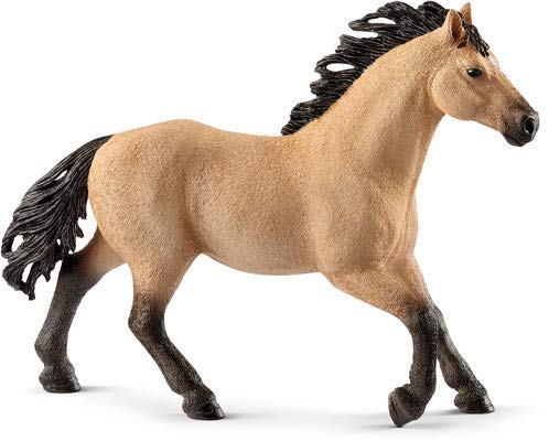 Schleich 13853 Quarter horse stallion Horse Club Toy Figurine for children aged 5-12 Years, Mehrfarbig