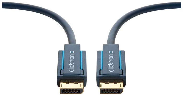 Clicktronic 70715 Casual Display Port Cable, 10m Length, Clear, 10.00 m - Image 2