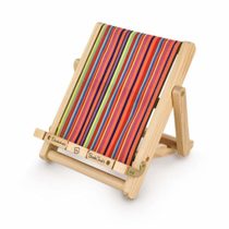 Thinking Gifts iPad Tablet Holder & Book Stand, Multi Stripe