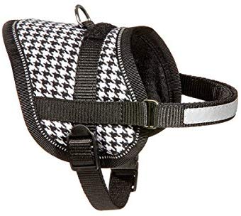 Karlie Teeny Weeny Harnesses, 26 to 35 cm, X-Small, Black/White, Klein