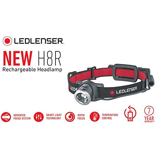 Ledlenser H8R Headlamp LED, Rechargeable Lithium 18650 Battery, 600 lumens, focusable, up to zu 120h runtime - Image 2