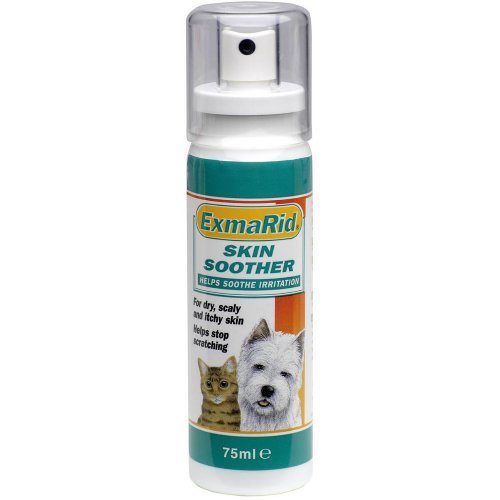 Exmarid Skin Soother Spray for Dogs with Tea Tree Oil and Aloe Vera - Dry and Itchy Skin Relief, Prevents Scratching (75ml)