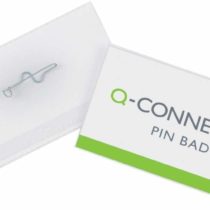 Q-Connect KF01564 Pin Badge 54x90mm (Pack of 50)