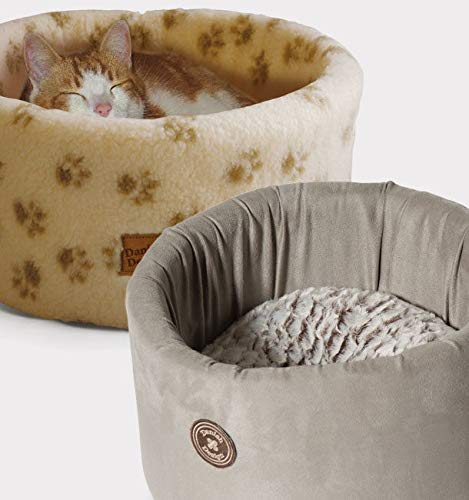 Danish Design Cosy Cat Bed Arctic Cream Fleece 51cm Medium, clear - Image 2
