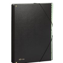 Pardo 86601 – Alphabet Folder with 18 Compartments, Black