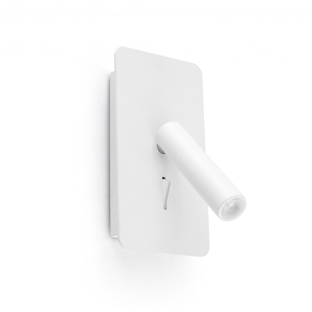 FARO BARCELONA 62120 - SUAU Wall Light (Bulb Included) LED, 3W, Steel and Aluminium Body, White
