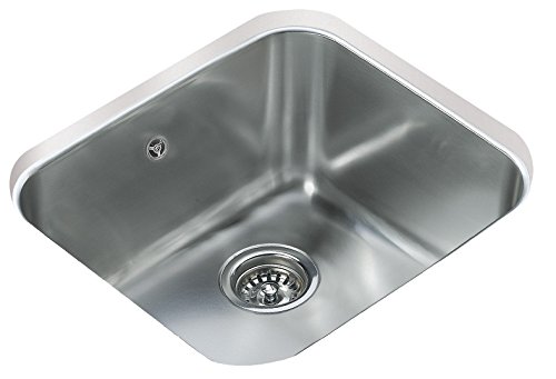 Franke 10125123 BE 450/400 CN Kitchen Sink with a Single Bowl from Teka, Grey, 479 x 429mm - Image 2