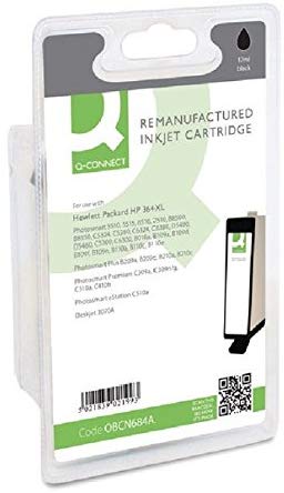 Q-Connect Ink for HP No364XL Ink Cartridge - Black