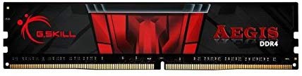 G. Skill F4-2400C17S-16GIS Module of Mémoire Aegis DDR4-2400MHz CL17-17-17-39, 1,20V, 16GB (1x16GB), Black