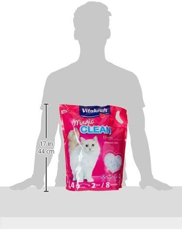 Vitakraft Magic Clean 15526 Cat Litter 8 Weeks 8.4 l, yellow, 3.7 kg (Pack of 1) - Image 3