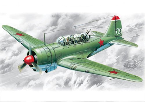 ICM 72081 Su, WWII Soviet Light Bomber, White, Small
