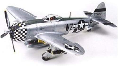 TAMIYA 300061090-1:48 WWII US Republic P-47D Thunderbolt Razorback, Mehrfarbig, 230mm length