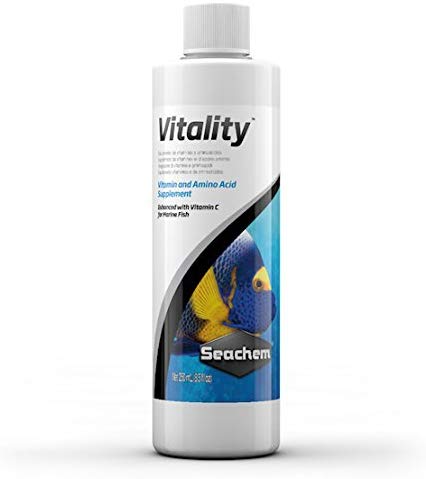 Seachem Vitality Vitamin and Amino Acid Supplement, 500 ml, clear, 500 ml (Pack of 1)