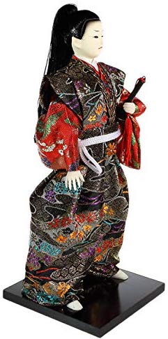 lachineuse, Japanese Samurai Kimono Doll, Traditional Asian Doll 30cm, Japanese Decoration Living Room, Geisha Figurine - Image 4