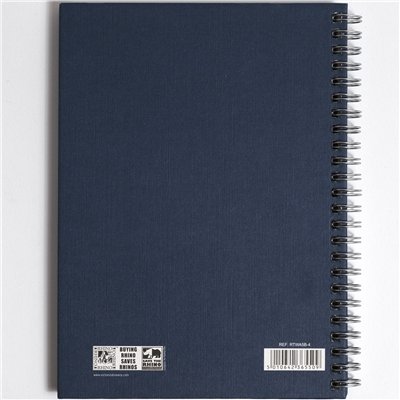 Rhino Stationery A5 Notebook, Blue - Image 4