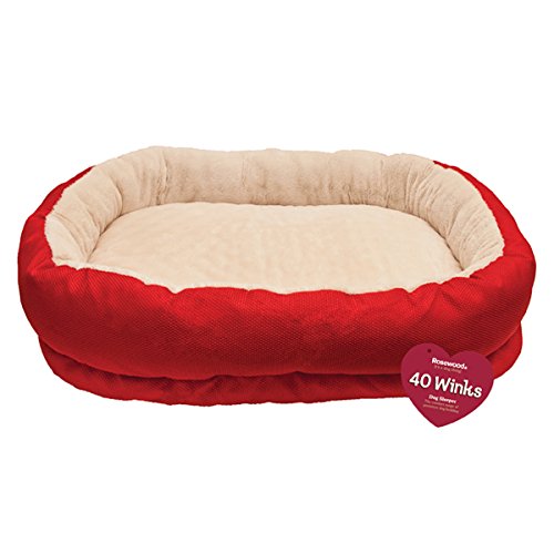 Rosewood Red Orthopaedic Dog Bed, 60 x 80cm, 70 x 85 x 16 cm (L x W x H) - Image 2