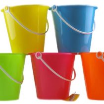 Toyrific Set Of 10 Mixed Colour Beach Buckets Wholesale Bulk Buy
