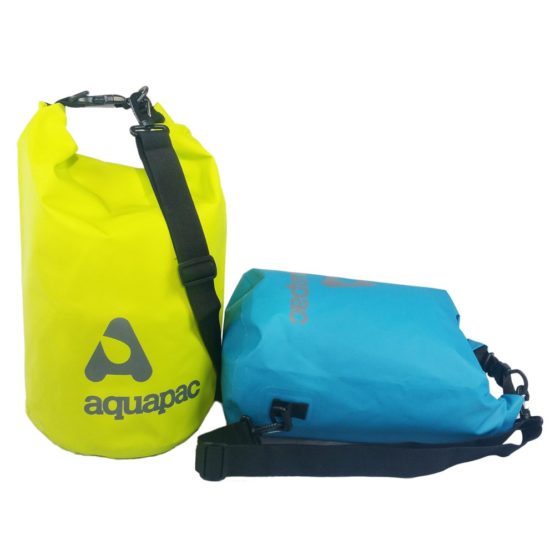 Aquapac Heavyweight Waterproof Drybags with Shoulder Strap - 15 Litres - Acid Green (733) - Image 3