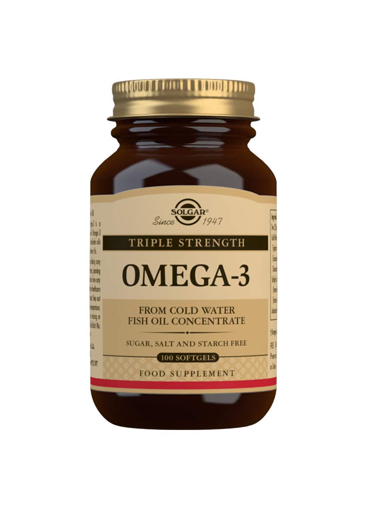 Solgar Triple Strength Omega 3, Supports Brain and Eyes, Heart Health Friendly, Fish Oil, Brown, 100 Count (Pack of 1) - Image 3