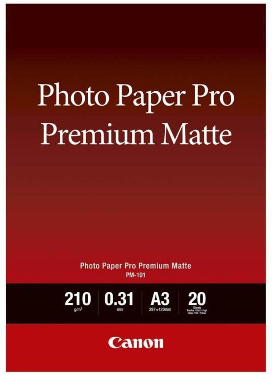 Canon Pro Premium PM-101 - Smooth Matte Photo Paper - 20 Sheet(s)