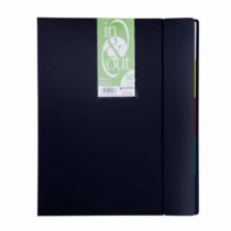 Grafoplás 39405010 - Folder, 50 Sleeves, in & Out System, A4, Black